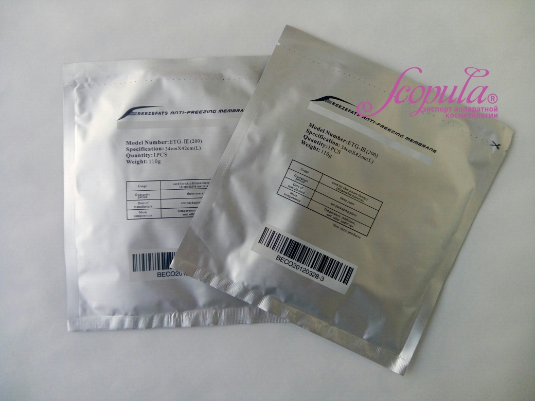 Защитные салфетки для криолиполиза 42х34 (L) (фото)